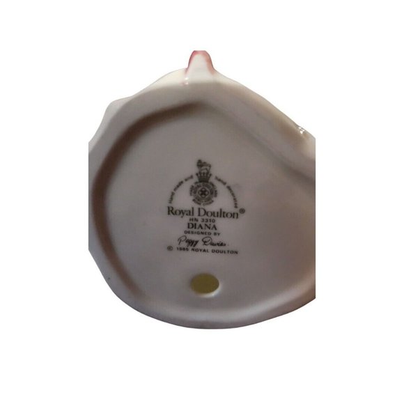 Royal Doulton Porcelain Figurine Diane HN 3310 Nice Vintage 1985 Peggy Duries - Picture 4 of 4